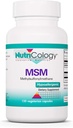 Nutricology MSM Supplement - Joint Support, Metyylisulfonyylimetaani, hiusten kasvua, ihon ja kynsien, 500 mg kasvissyöjä kapselit - 150