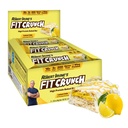 FITCRUNCH Välipalakoko Proteiinipatukat, 6-layer paistettu baari, 3g sokeria & pehmeä kakku ydin (9 baaria, sitruunakakku)