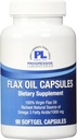 Progressive Labs Flax Oil Capsules Supplement, 1000 mg, 90