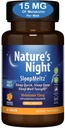 Nature's Night Triple Strength Quick Liuota melatoniini 15 mg kanssa Supportive Blend ...