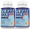 Justified Laboratories (2 pakkaus) Clear Nails Plus Max pillerit 40 miljardia PMY Probiootti 60 kapselia
