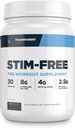 Läpinäkyvä Labs Stim-free Pre-Workout - Kofeiini & Stim Free Pre Treout Powder miehille ja naisille Beta Alanine Powder, Citrullline Malate, & elevATP - 30 tarjoilua, Orange