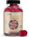 TruHeight Kids Prebiootti & Probiootti Gummies Ages 2+ (Strawberry Flavor) Toddlers & Kids All Natural Gut Health, Dgestive Enzymes & Ummetus Relief Supplement - Pediatric Suositeltavat vitamiinit