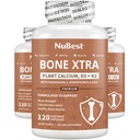 Bone Xtra - Vegan Bone Strength Formula for Strenger Bones, kasvipohjainen kalsium Marine Algae, Vitamiinit D3, K2, Magnesium, Fosfori & enemmän teini, Aikuiset - 3 kuukautta Supply 