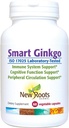 UUDET ROOTS HERBAL Smart Ginkgo-lisä, 60 kasvikapselia, immuunijärjestelmän ja kognitiivisen tuen