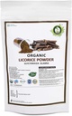 R V Essential Organic Licorice Powder 200gm/ 7. 05oz/ 0, 44lb Glycyrrhiza Glabra Licorice Root Powder Mullethi Powder Yastimadu Powder Lakritsijauhe USDA Organic Certified Supplement Zip Lock Pouch