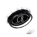 Lashify Curl 8mm Gossamer Silmänrintalaajennukset Refill, musta, DIY väärennetty lashes varten luonnollinen ilme