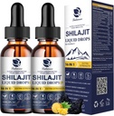 Lukaree 16-in-1 Shilajit Drops for Miehet ja naiset, Ashwagandha, Ginseng, Turmeric, Rhodiola, Amla, Sea Moss, Liquid Vitamiini Supplement with 85+ Trace Minerals ja Fulvic Acid, 2 FL Oz (2 pakkaus)