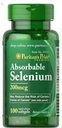 Puritaanit Pride Selenium 200 mikrog tabletit, 100