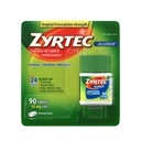 Zyrtec Allergy Relief (10 mg), 90 tablettia