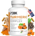 Kurkuma, jossa on mustapippuria & Ashwagandha - korkea imeytyminen Ultra potentin kilpikonnan lisäravinteet 95% kurkumaideja, BioPerine & Ashwagandha - kurkumalliset kapselit Joint Support 90 kapselia