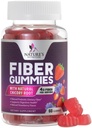 Kuitu Gummies aikuisille 4g - Prebiootti Plant Based Kuitu Gummy Supplement Dgestive Health & Säännöllisyys Tuki, Päivittäinen Prebiootti täydentää tukee Gut Health naisten & miesten, Vegan - 60 Gummies
