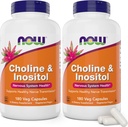 Nyt Choline & Inositoli, 180 kasviskapselia (Pack of 2)
