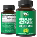 Nikotinamidi Ribosidi NR-lisä. NMN Alternative NAD Supplement + Niacinamidi NAD+ tasoilla kuin me ikä. Kolmas osapuoli testattu, ei-GMO, gluteeniton, vegaaninen NR vitamiini täydentää naisille ja miehille
