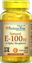 Puritanin ylpeys E-100 iu 100% Natural 100 Softgels