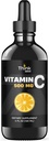 Nestemäinen C-vitamiini - suuri annos - C-vitamiinia Drops - aikuisille ja lapsille - 500 mg - Liquid VIT C - Non GMO - C-vitamiinia nestemäinen täydentää (4 fl oz 120 ml)