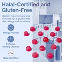 786 Biotiini Boost vitamiinit - Halal Gummy vitamiinit hiukset, iho ja kynnet - Vegaani, Gluteeniton, 10 000 mcg per tarjoilu [suurin vahvuus]