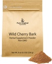 PURKIN ALKUPERÄISET AINEET Wild Cherry Bark (8 oz) Ei muuntogeenisiä organismeja, ei täyteaineita tai lisäaineita