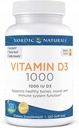 Nordic Naturals, D3-vitamiini 1000 IU, 120