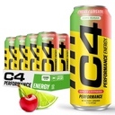 C4 Alkuperäinen sokeriton energiajuoma 16oz (Pack of 12) ... Cherry Limeade...