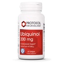 PÖYTÄKIRJA LIFE TASALLINEN Ubiquinol 200mg - Biosabible CoQ10 Softgels - Heart Health Support - Oksidatiivinen stressi Quncher - Soy Free & Dairy Free - 60 Softgels