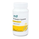 Klaire Labs SFI Health N-asetyyli-L-Cysteine 500mg - Aminohappo Glutatione Precursor NAC - Support Cellular Antioxidanttisuojaus - Hypoallergenic, soijavapaa, maissivapaa (90 kapselia)