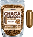 XPRS Nutra Chaga Sienikapselit - Premium USDA Chaga Sienikapselit Kapselit- Capsulated Chaga Sieni Powder for an Immuniteetti Boost - Vegan Friendly Superfood for Chaga Tea and Juomat - 360 Count