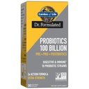 Elämän puutarha Dr Formulated Probiootit 100 miljardia PMY Pre + Pro + Postbiootit - Extra Strength Ruoansulatus- ja immuunituki miehille ja naisille, peruna, Acacia, Postbiotic Metabolites, 30 kapselia