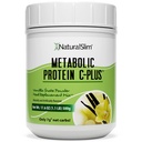 NaturalSlim Protein Powder with vitamiins and Minerals Metabolic C-Plus - Ateriankorvikejauhe varustettu C-vitamiini, Sinkki ja Aminohappo - Suklaaproteiinijauhe 10 tarjoilut 1,1 lb.