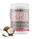 Sports Collagen Electrolytes Powder, 12.42 oz - Grass Fed Naudan ja Wild Fish Hydrolysed tyyppi I, II, III Multi Collagen Peptides for Electrolyte Drinks, Unmariored Protein Powder with BCAA, Magnesium