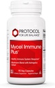 Protocol Mycel Immune Plus - Mushroom Blend with Astragalus Extract - Immuunosupport Supplement* - Cordyceps, Lions Mane, Maitake & More - non-GMO & Kosher - 90 Veg Caps