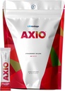 LifeVantage AXIO Säännöllinen energiajuomajauhe, nootrooppinen lisäravinteet, fokus- ja mielialatuki, L-theaniini, vihreä tee, B-vitamiinit, DMAE, Quercetin & Pine Bark, Mansikkaroiskeet, 30 pakettia