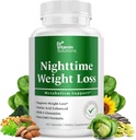 DR VITAMIN LIUTTEET Nighttime Fat Burner lisäravinteet - ruokahalua Supppressantit laihtuminen - Night-Time Fat Burner naisille ja miehille tukevat uni & rentoutumista - painonlasku pillereitä - 60 kapselia