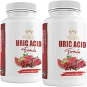 Geneerinen kasviperäisiä virtsahappo - URIC Acid Complex - Joint Support, veden säilytys pillereitä naisille, Milk Thistle Supplement, Tart Cherry, vihreä kahvipapuja, sitruunahappo, sellerin siemen, Granaattiomena - 2 B