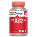 SOLARAY Red Yeast Rice Plus CoQ-10 & No-Flush Niacin B-3 -vitamiini, terve sydän- ja verisuonituki, ei-inersäteilyä & Citrin ilmaiseksi, 60 päivän rahat takaisin-takuu, 100 tarjoilua, 100 VegCaps