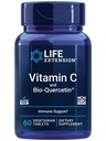 Life Extension C-vitamiini ja Bio-Quercetin®, Kardiovaskulaarinen terveys täydentää, immuuni tuki, erittäin imeytyvä, quercetin, C-vitamiini, gluteeniton, ei-GMO, kasvissyöjä, 60 tablettia
