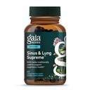 Gaia Herbs Sinus & Lung Supreme - Keuhkojen tuki täydentää hengitysteiden terveyttä - Sinus Support -Vegaani, Gluteeniton & Dairy Free - Plant-Baseed Formula - 60 kapselia