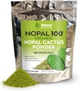 Maxx Herb Organic Nopal Cactus Powder, terveeseen digestioon ja immuunitukeen, runsaasti ravintokuitua, kalsiumia ja C-vitamiinia, vegaania, ei-muuntogeenisiä organismeja ja gluteeniton - 12 Oz Bag