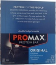 Promax proteiinipatukka Double Fudge Brownie - 12 - 2,64 oz (75 g) -patukkaa [31,68 oz (900 g)]