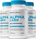 NutraRize (3 pakkaus) Alpha-Labs, virallinen Formula miesten ja lihasten tuki, kaikki luonnolliset Mies suorituskyky pillereitä kestävä kestävyys & energiatasot, Alphalabs ME kapselit Review (180 kapselia)