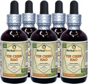 Yin Chen Hao (Artemisia Kapillaris) Tincture, Organic kuivattu yrtti nesteuute (Brand Name: HerbalTerra, Proudly Made in USA) 5x2 fl.oz (5x60 ml)