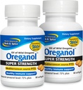 Pohjois-Amerikan Herb & Spice Super Strength Oreganol P73 - pakkaus 2, 60 Softgels - Immuunijärjestelmän tuki - Vegaani Friendly Wild Oregano - ei-GMO - 120 Yhteensä