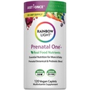 Rainbow Light High-Potency Prenatal One Multivitamiini, Prenatal Health Multivitamiini tukee äidin terveyttä ja vauvan kehitystä, kanssa C-vitamiini, Vegan, 120