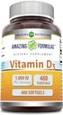 Amazing Formula D3 1000 IU Softgels Supplement ...