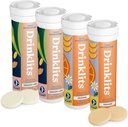Drinklits Ginger-Lime & Orange Electrolyte Tabletit (4) Tube Bundle ... Päivittäinen nesteytys Combo Pack...