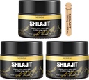 Shilajit Pure Himalayan Organic Shilajit Hartin, Gold Grade Shilajit Hartin kanssa 85+ Trace Minerals & Fulvic Acid, Pure Shilajit Supplement for Better Health, 50 Gram (3 kpl)