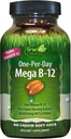 Irwin Naturals Mega B-Complex - 60 Liquid Softgels - B-vitamiinikompleksi B12, Folaatti B9, Biotiini B7, B1, B2, B3, B5, B6 ja Quick Energy MCTs