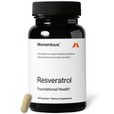 Momentous Resveratrol Supplement 450 mg - Trans- Resveratrol terveenä ikääntyminen, aivot, & Heart Support - NSF Certified for Sport - GMO- & Gluteeniton - 30 tarjoilua