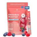Äiti tietää parhaan äidin polttoaineen Elektrolyytti juoma Mix äideille, Hydraation tuki - raskauden, prenataali, Elektrolyytit + Trace Minerals, Imetys Drink Mix täydentää (8 kreivi)