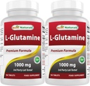 Best Naturals L-glutamiini 1000 mg 180 tablettia (180 tablettia (pakkaus 2)